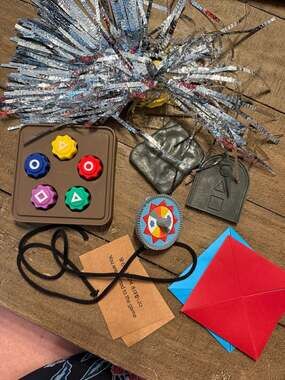 Korean Folk Game Set Traditional Game Set Gonggi Ddakji Paeng-i